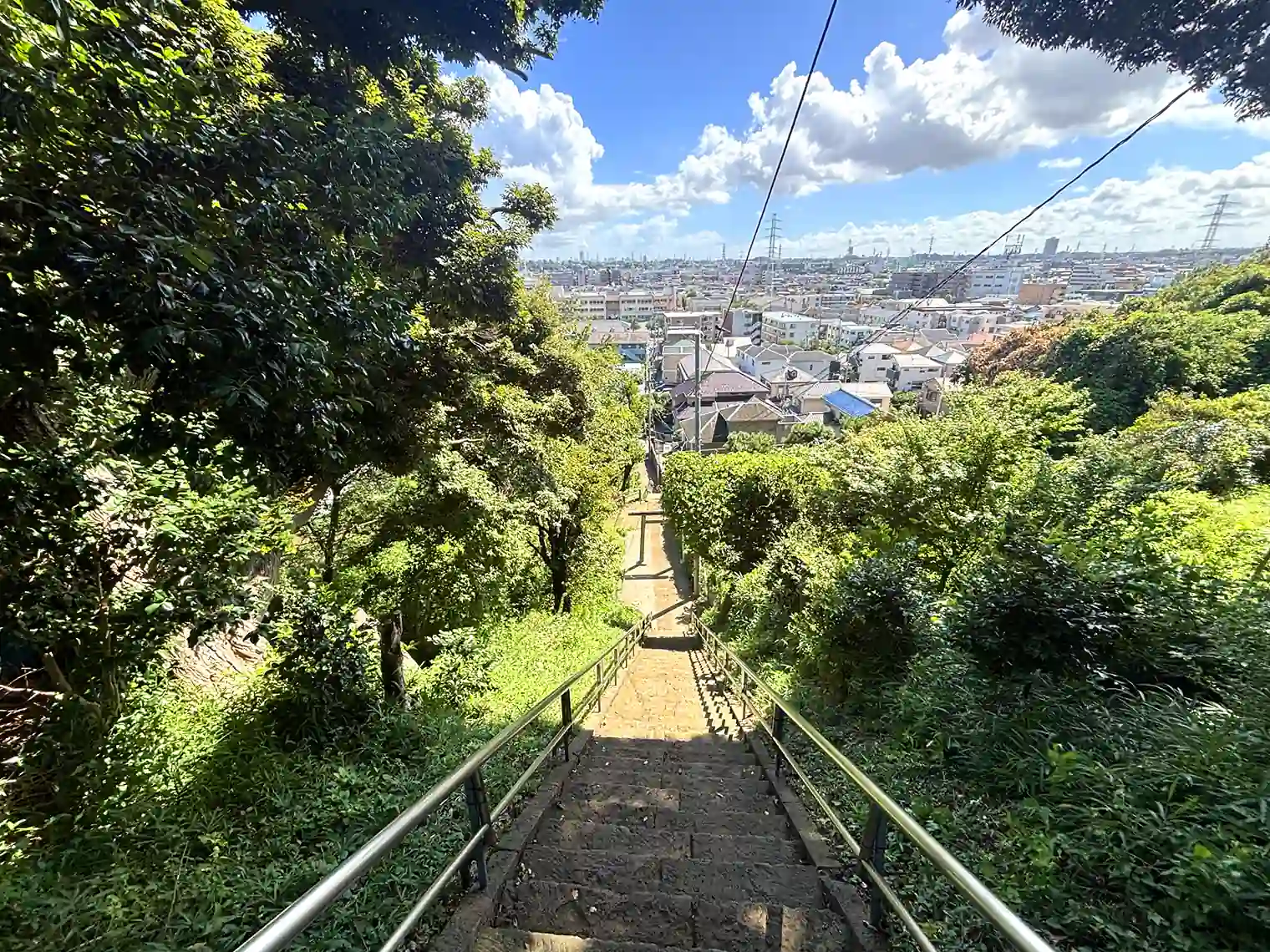 天照皇大神へ上る階段