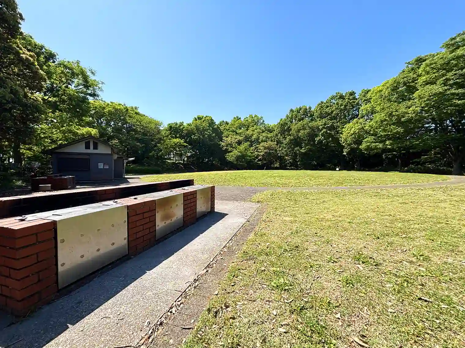 キャンプのできる広場