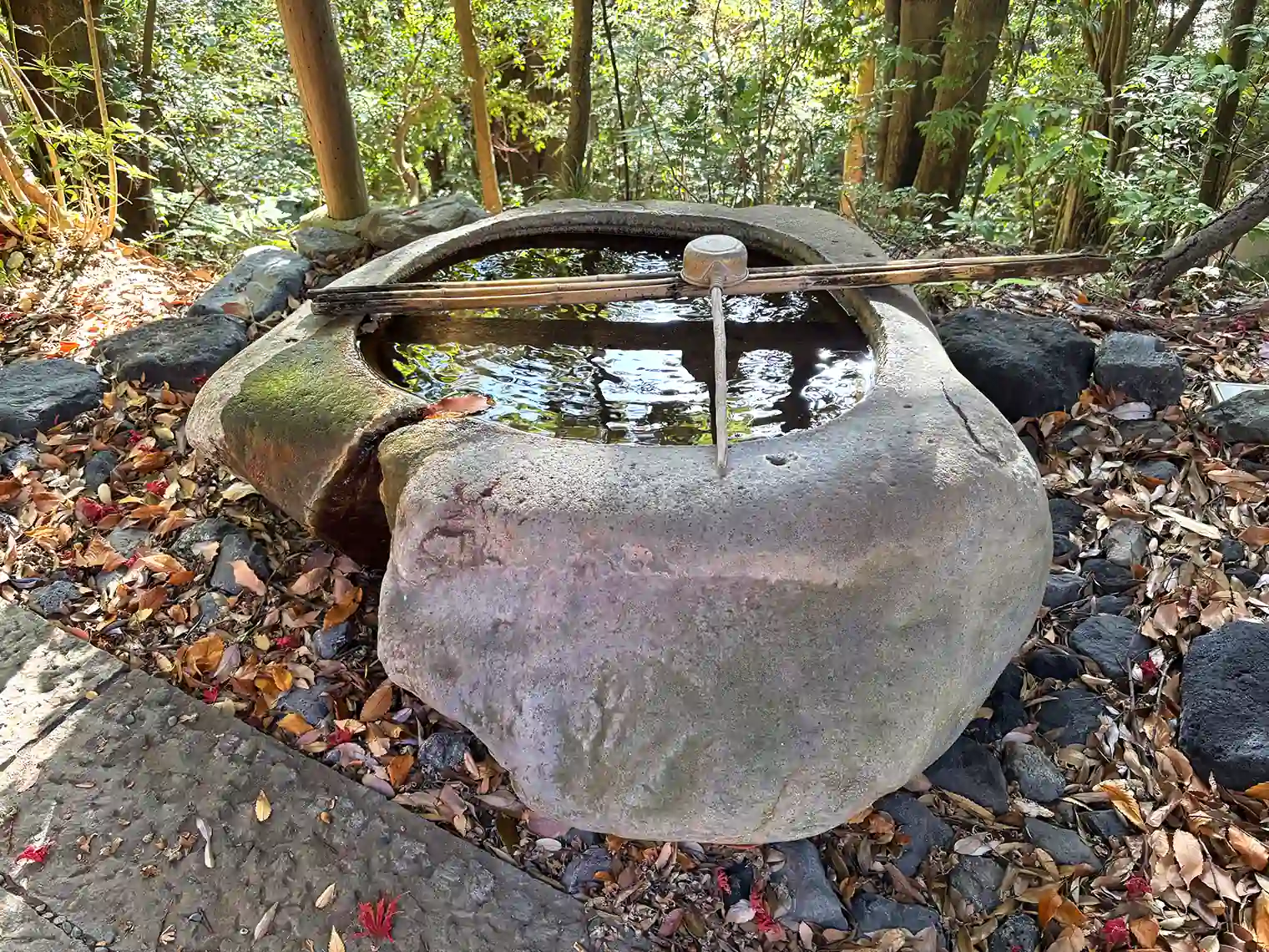 熊野神社の手水舎